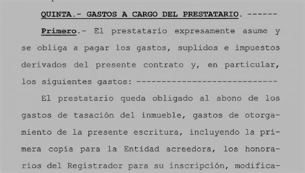 GASTOS HIPOTECARIOS BN